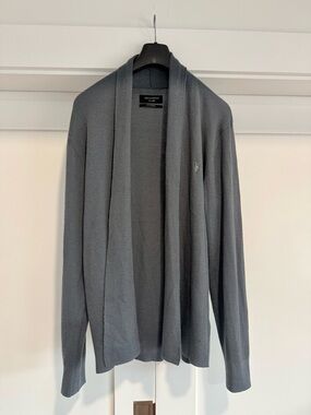 MODE MERINO RAMSKULL OPEN CARDIGAN XXL